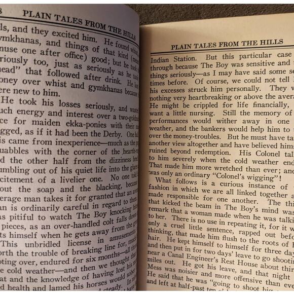 Vintage Rudyard Kipling Story Of Gadsbys & Plain Tales From Hills Punjab Edition - Picture 5 of 15